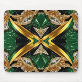 Mousepad met Jamaicaanse kleuren ontwerp Muismat