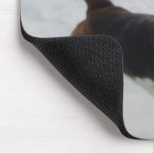 Mousepad met Jumping Basset Hound "Yippee" Muismat (Hoek)