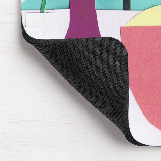 Mousepad met Kitchen Window en Bowls Muismat (Hoek)