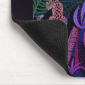 Mousepad met kleurrijke cheetahs in het oerwoud muismat (Hoek)