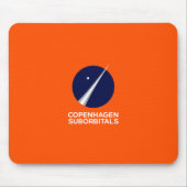 Mousepad met Kopenhagen Suborbitals Logo Muismat (Voorkant)