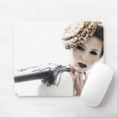 Mousepad met lichte tekst - Gepersonaliseerd Muismat (Met muis)