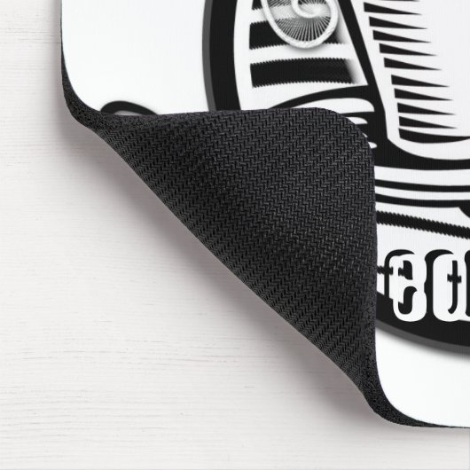 Mousepad met lichte tekst muismat (Hoek)