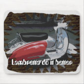 Mousepad met lichte tekst muismat (Voorkant)