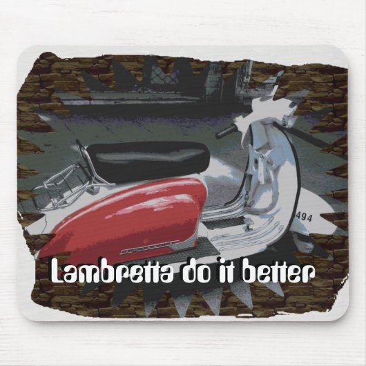 Mousepad met lichte tekst muismat (Voorkant)