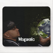 Mousepad met lichte tekst muismat (Voorkant)