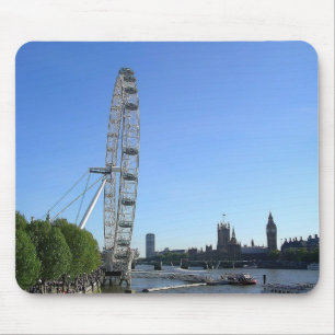 Mousepad met London Eye Ferris Wheel Muismat