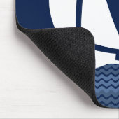 Mousepad met naam kapitein erop muismat (Hoek)