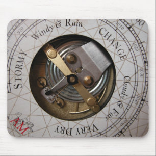 Mousepad met Nautical Weather Gage Design Muismat