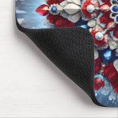 Mousepad met Noorwegen Kleuren Design Muismat (Hoek)