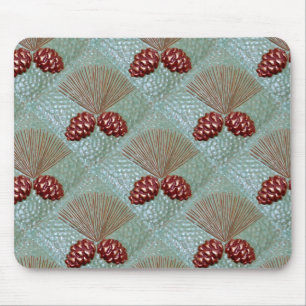 Mousepad met Ponderosa pinecones Muismat