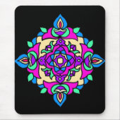 Mousepad met Rangoli Pattern Muismat (Voorkant)