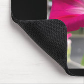 Mousepad met robijnrode ochtendglorie muismat (Hoek)