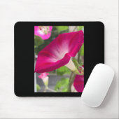Mousepad met robijnrode ochtendglorie muismat (Met muis)