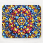 Mousepad met Roemeense kleuren Design Muismat (Voorkant)