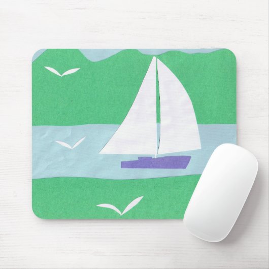 Mousepad met Sailboat Design Muismat (Met muis)