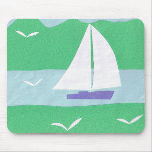 Mousepad met Sailboat Design Muismat