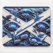 Mousepad met Scottish Thistles Design Muismat (Voorkant)