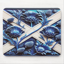 Mousepad met Scottish Thistles Design Muismat