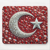 Mousepad met Turkse kleuren Design Muismat (Voorkant)