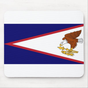 Mousepad met Vlag Amerikaans-Samoa - USA Muismat