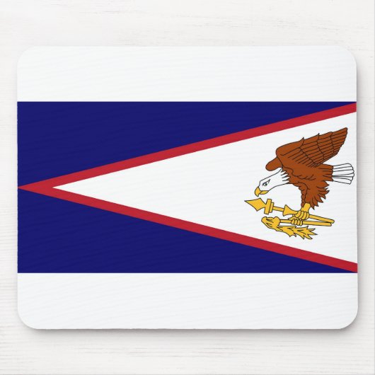 Mousepad met Vlag Amerikaans-Samoa - USA Muismat (Voorkant)