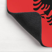 Mousepad met vlag van Albanië Muismat (Hoek)