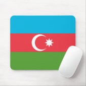 Mousepad met Vlag van Azerbeidzjan Muismat (Met muis)