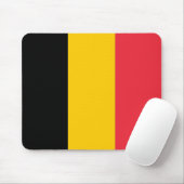 Mousepad met vlag van België Muismat (Met muis)