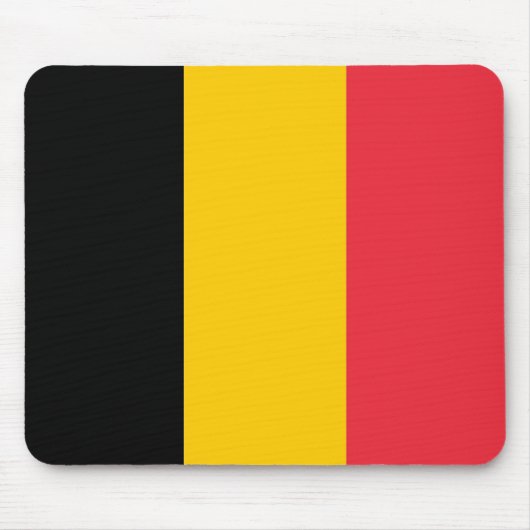Mousepad met vlag van België Muismat (Voorkant)