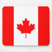 Mousepad met vlag van Canada Muismat (Voorkant)