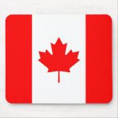 Mousepad met vlag van Canada Muismat (Voorkant)