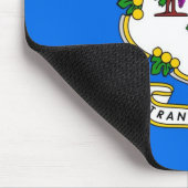 Mousepad met vlag van Connecticut - Verenigde Stat Muismat (Hoek)