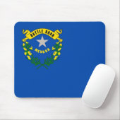 Mousepad met vlag van de staat Nevada - Verenigde Muismat (Met muis)