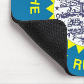 Mousepad met vlag van de staat South Dakota - Vere Muismat (Hoek)