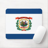 Mousepad met vlag van de staat West Virginia - Ver Muismat (Met muis)