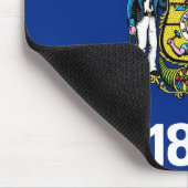 Mousepad met vlag van de staat Wisconsin - Verenig Muismat (Hoek)