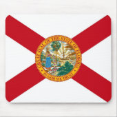 Mousepad met vlag van Florida State - Verenigde St Muismat (Voorkant)