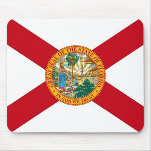 Mousepad met vlag van Florida State - Verenigde St Muismat