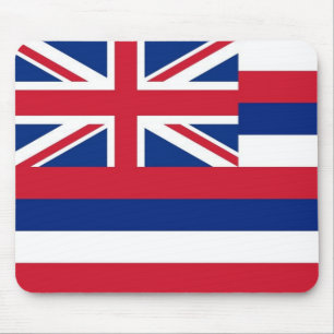 Mousepad met Vlag van Hawaii State - USA Muismat