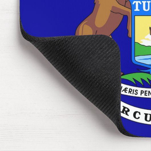 Mousepad met Vlag van Michigan State - Verenigde S Muismat (Hoek)