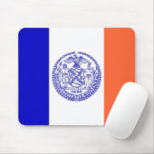 Mousepad met Vlag van New York - Verenigde Staten Muismat (Met muis)