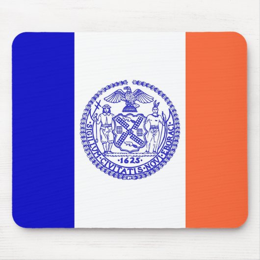 Mousepad met Vlag van New York - Verenigde Staten Muismat (Voorkant)