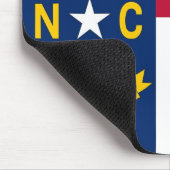 Mousepad met vlag van North Carolina State - Veren Muismat (Hoek)