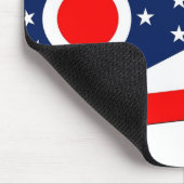 Mousepad met vlag van Ohio State - Verenigde State Muismat (Hoek)
