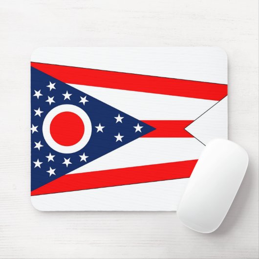 Mousepad met vlag van Ohio State - Verenigde State Muismat (Met muis)
