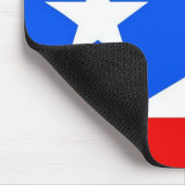 Mousepad met Vlag van Puerto Rico - Verenigde Stat Muismat (Hoek)