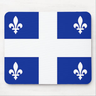 Mousepad met vlag van Quebec, Canada Muismat