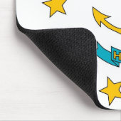 Mousepad met Vlag van Rhode Island State - Verenig Muismat (Hoek)