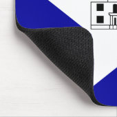 Mousepad met vlag van San Antonio, Verenigde State Muismat (Hoek)